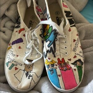Cartoon Network PowerPuff Sneakers Size 8